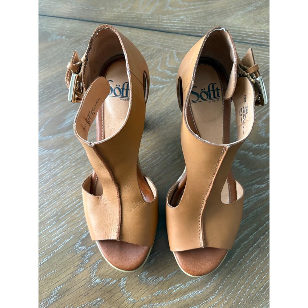 Sofft Heels Women's Size 6.5M Open Toe Sandal Dabney Style #1536600